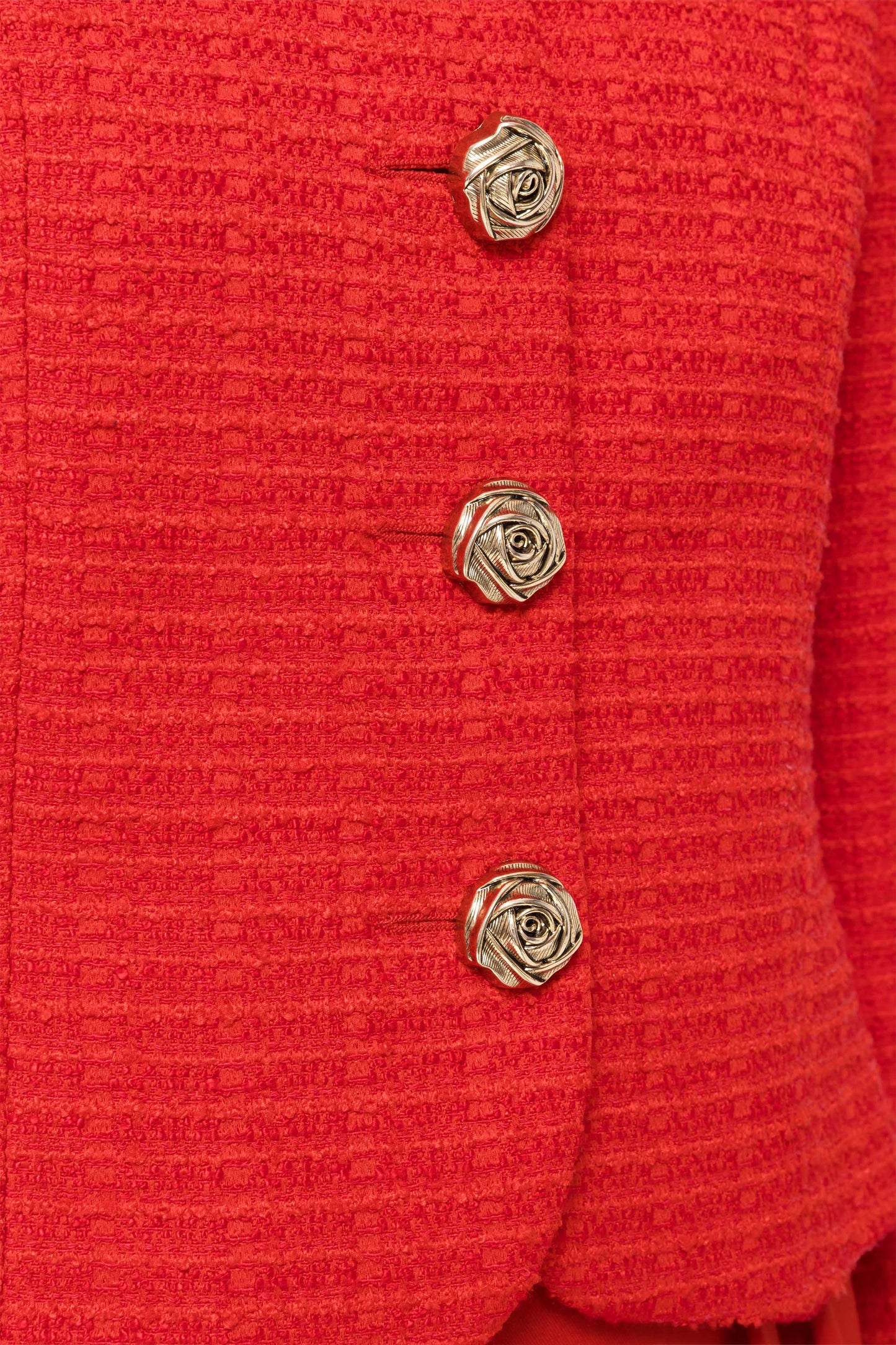 Boucle suit jacket - J15782 red NISSA
