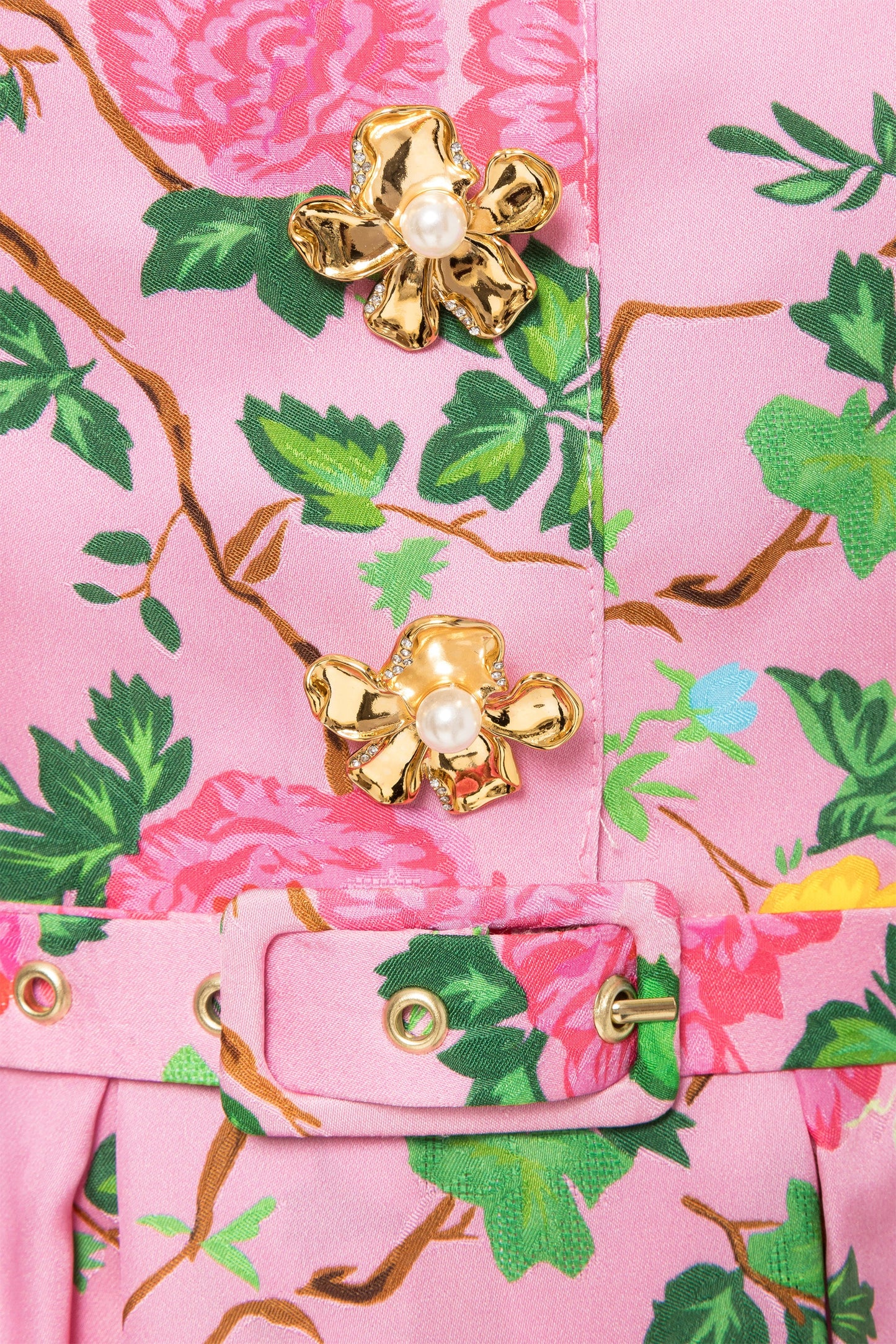 Belted viscose midi dress - RC15828 NISSA