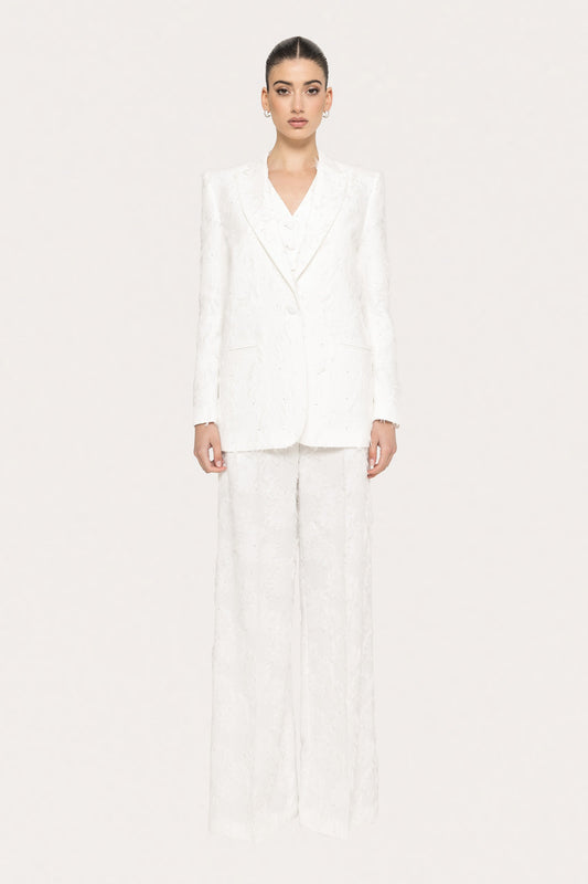 Embellished jaquard blazer - S15351 NISSA