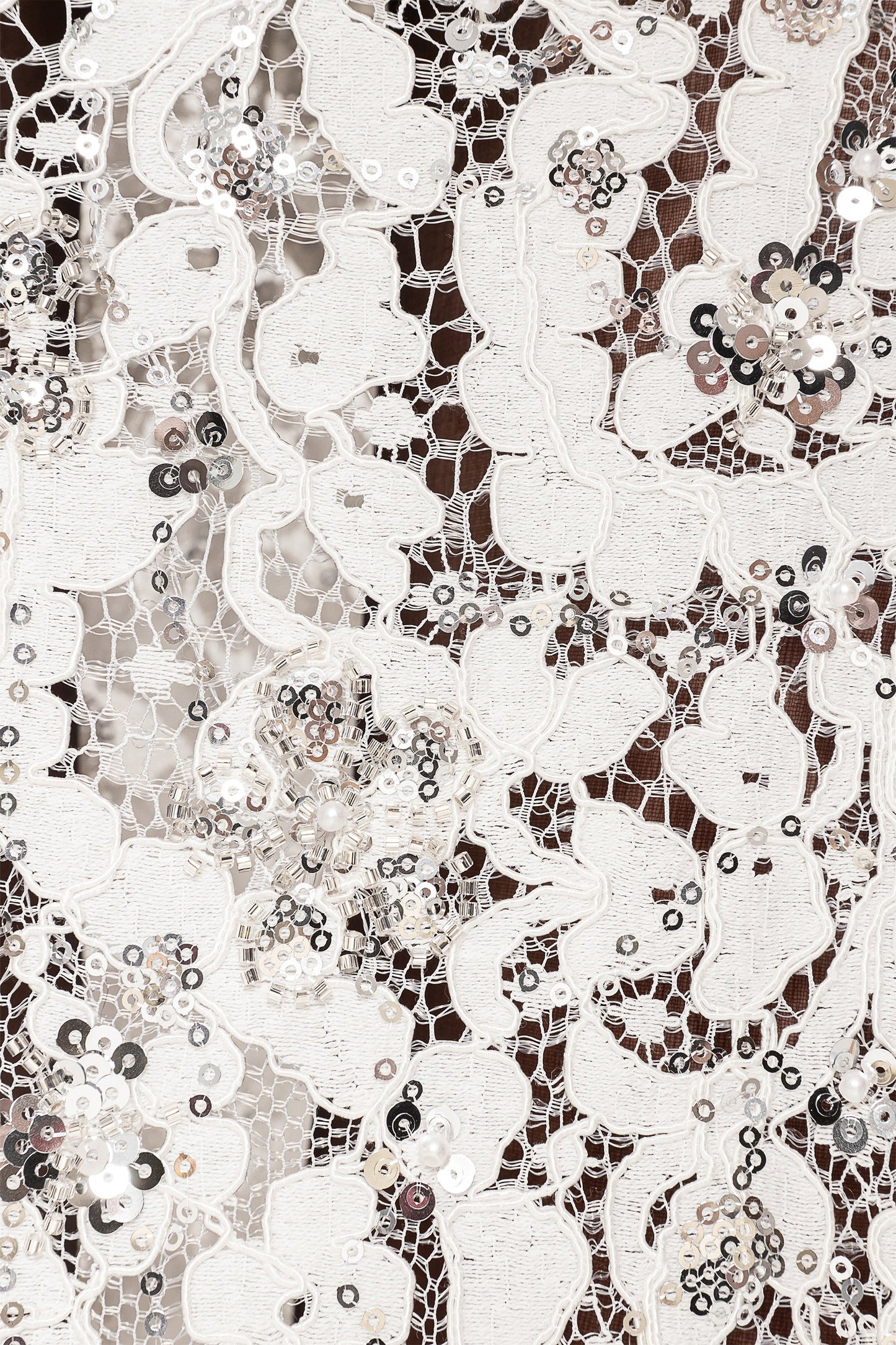 Sequin-embellished lace maxi skirt NISSA