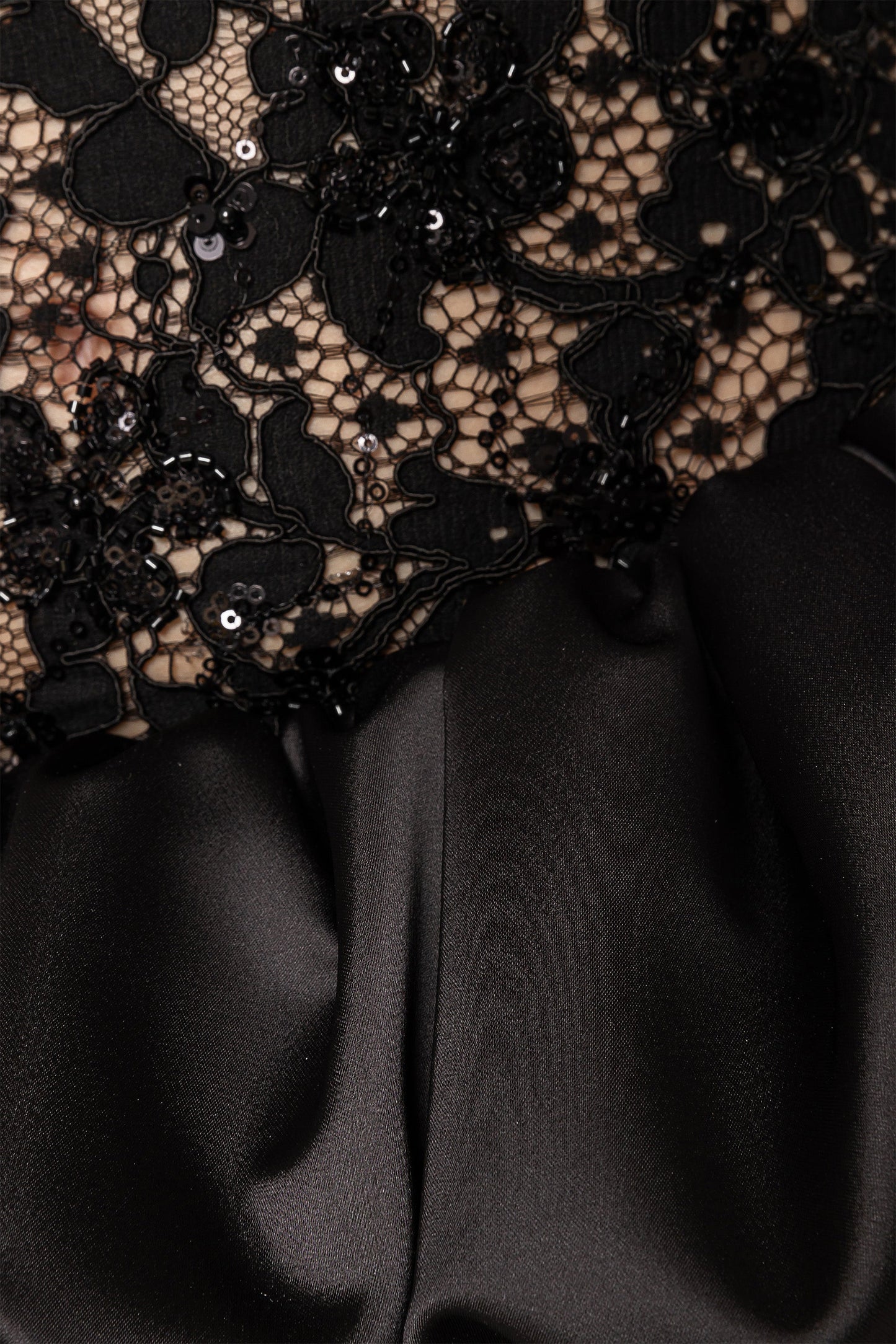 Sequin-embellished lace gown NISSA