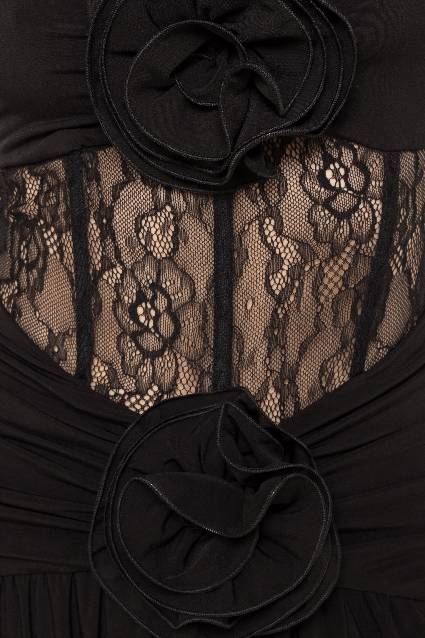 Floral-appliqué jersey maxi dress NISSA