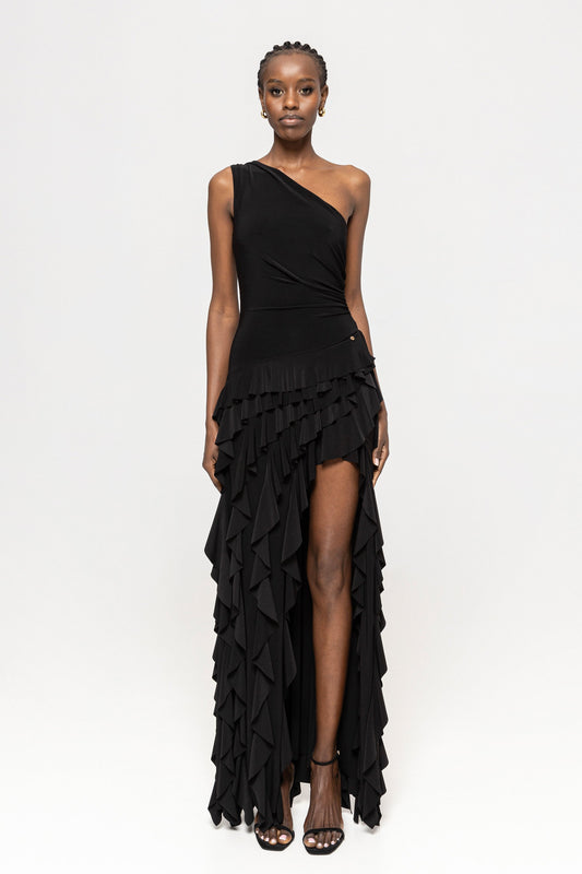 Ruffled maxi dress NISSA
