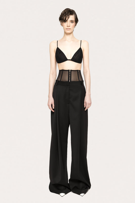 Triangle-cup tulle bra - RTOP16008 NISSA