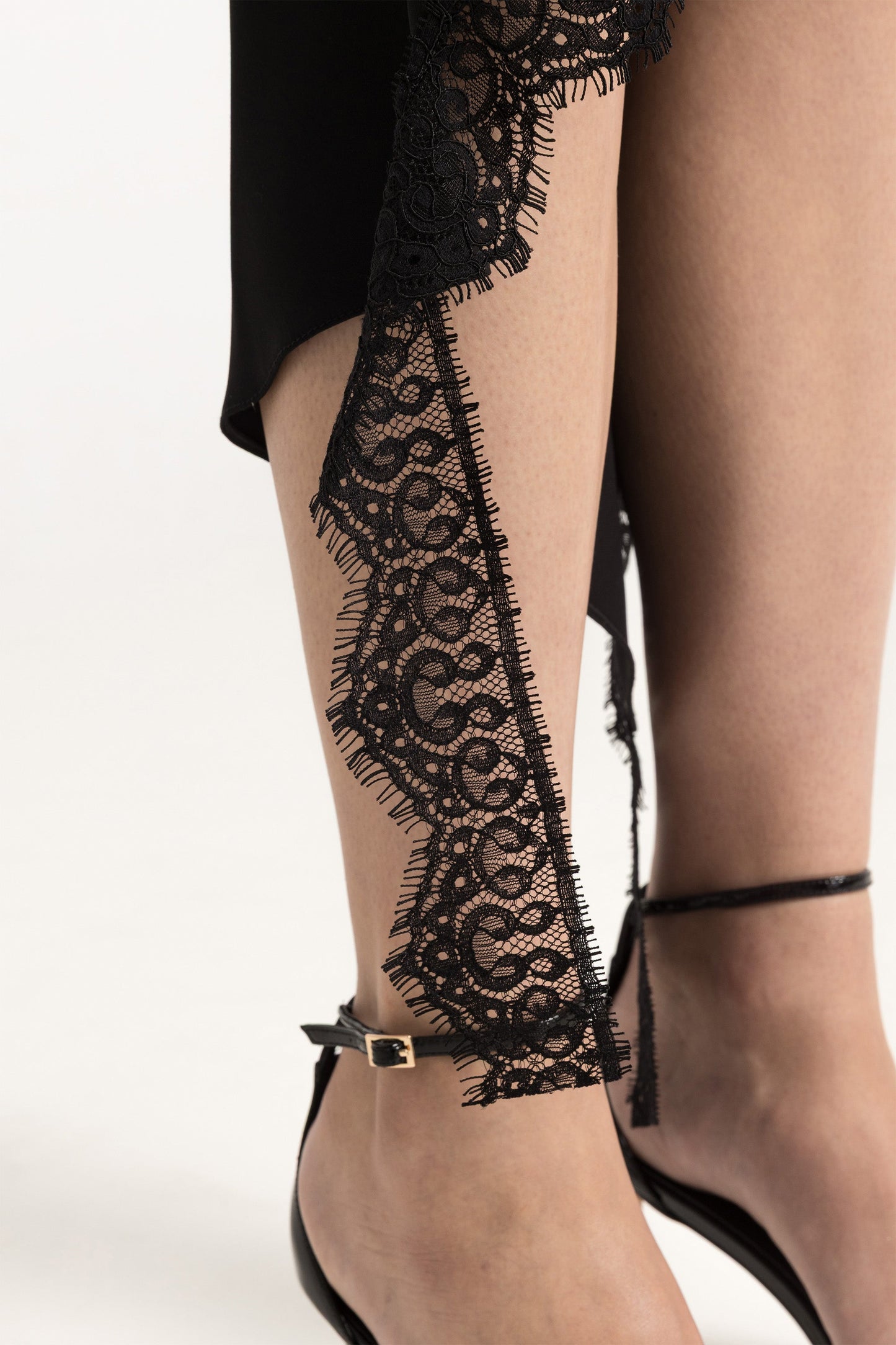 Lace-trimmed midi dress - RC15598 NISSA