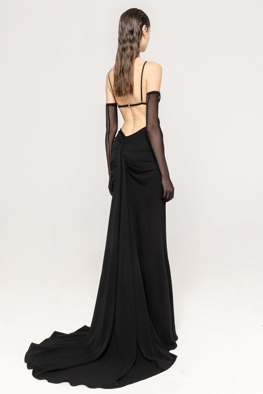 Handmade-embellishments maxi dress NISSA