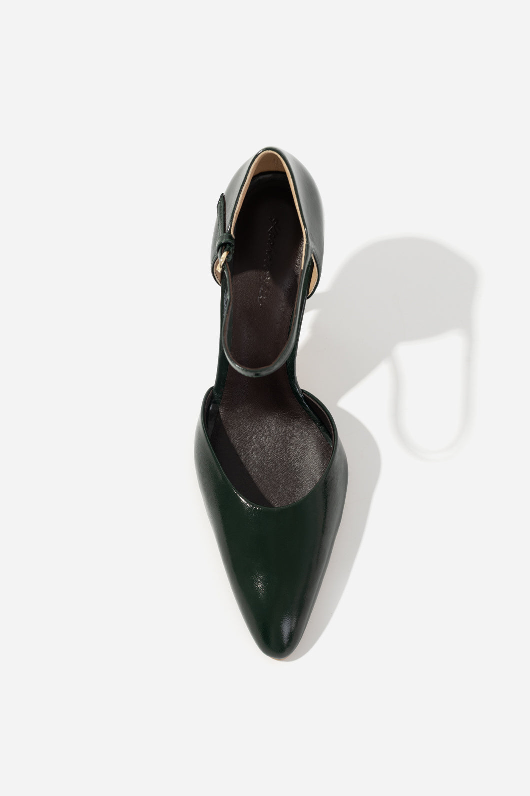LINDA dark green heels KACHOROVSKA