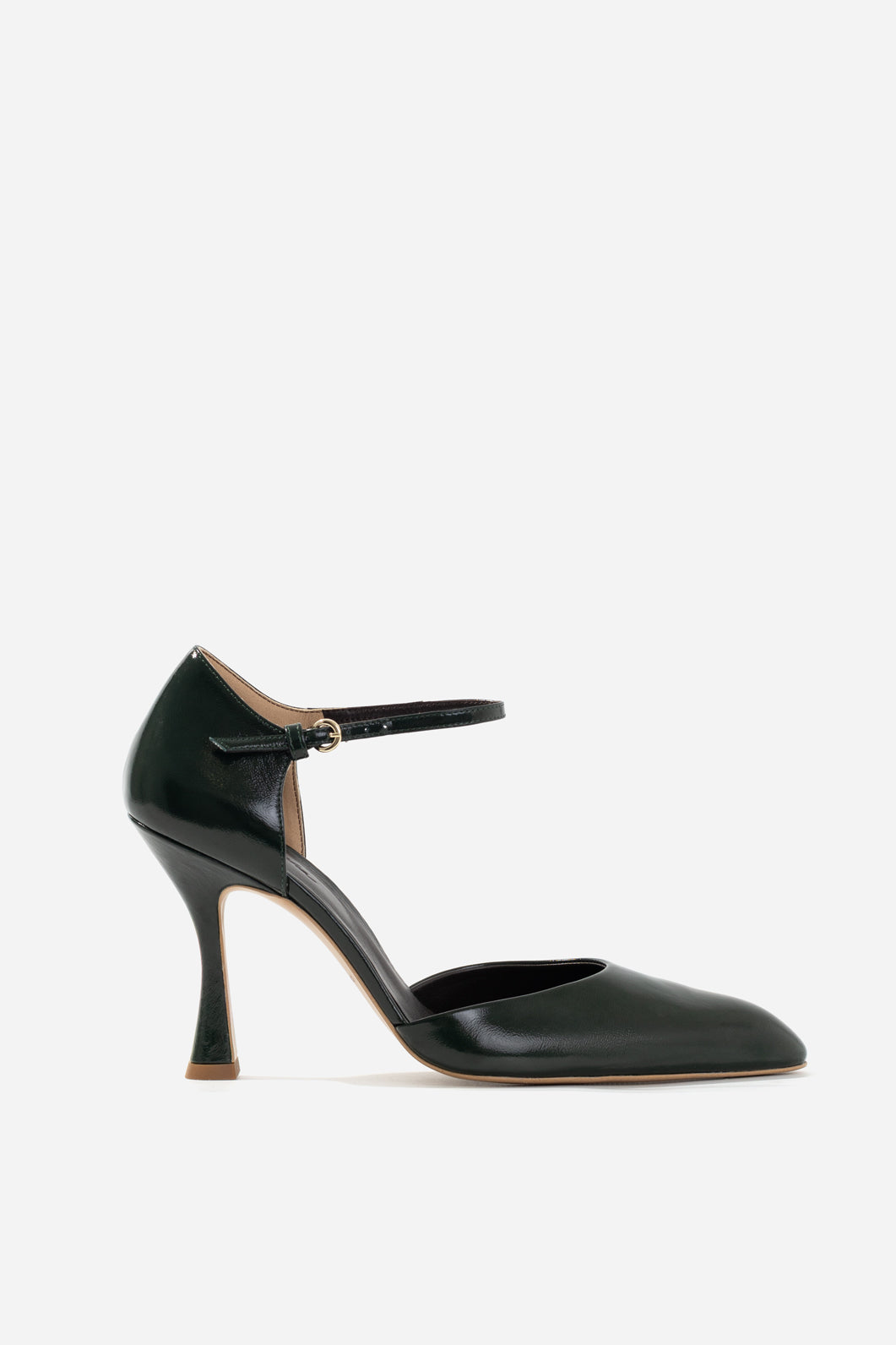 LINDA dark green heels KACHOROVSKA