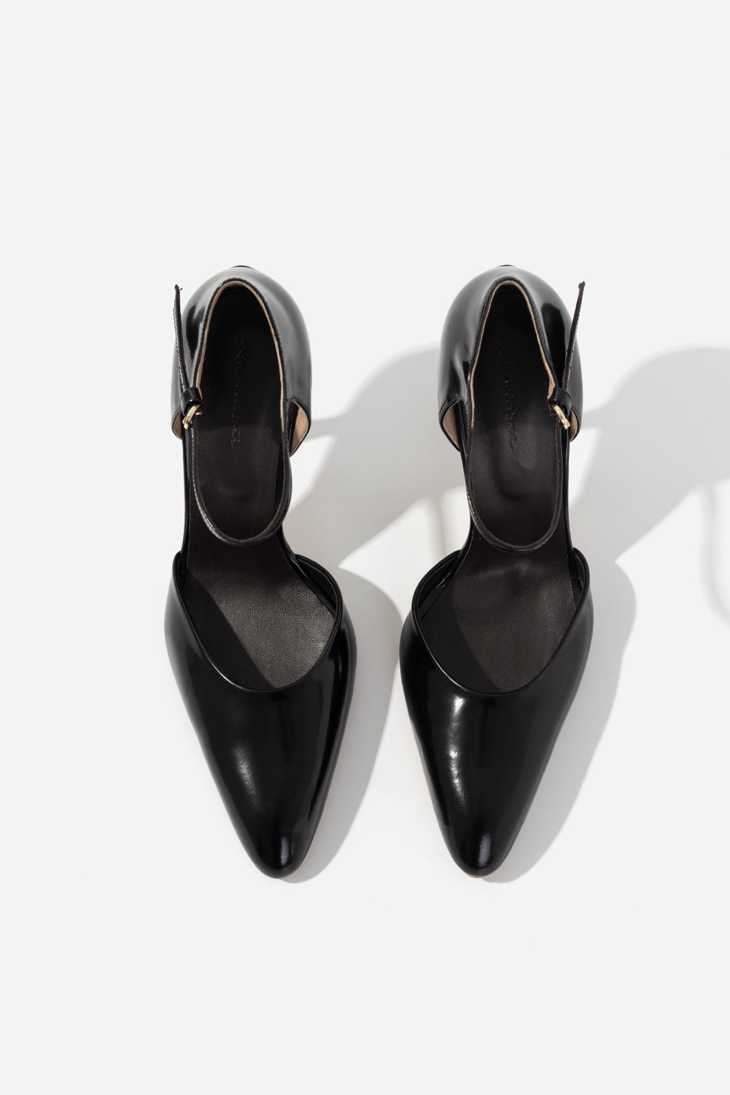 LINDA black shoes with shimmer KACHOROVSKA
