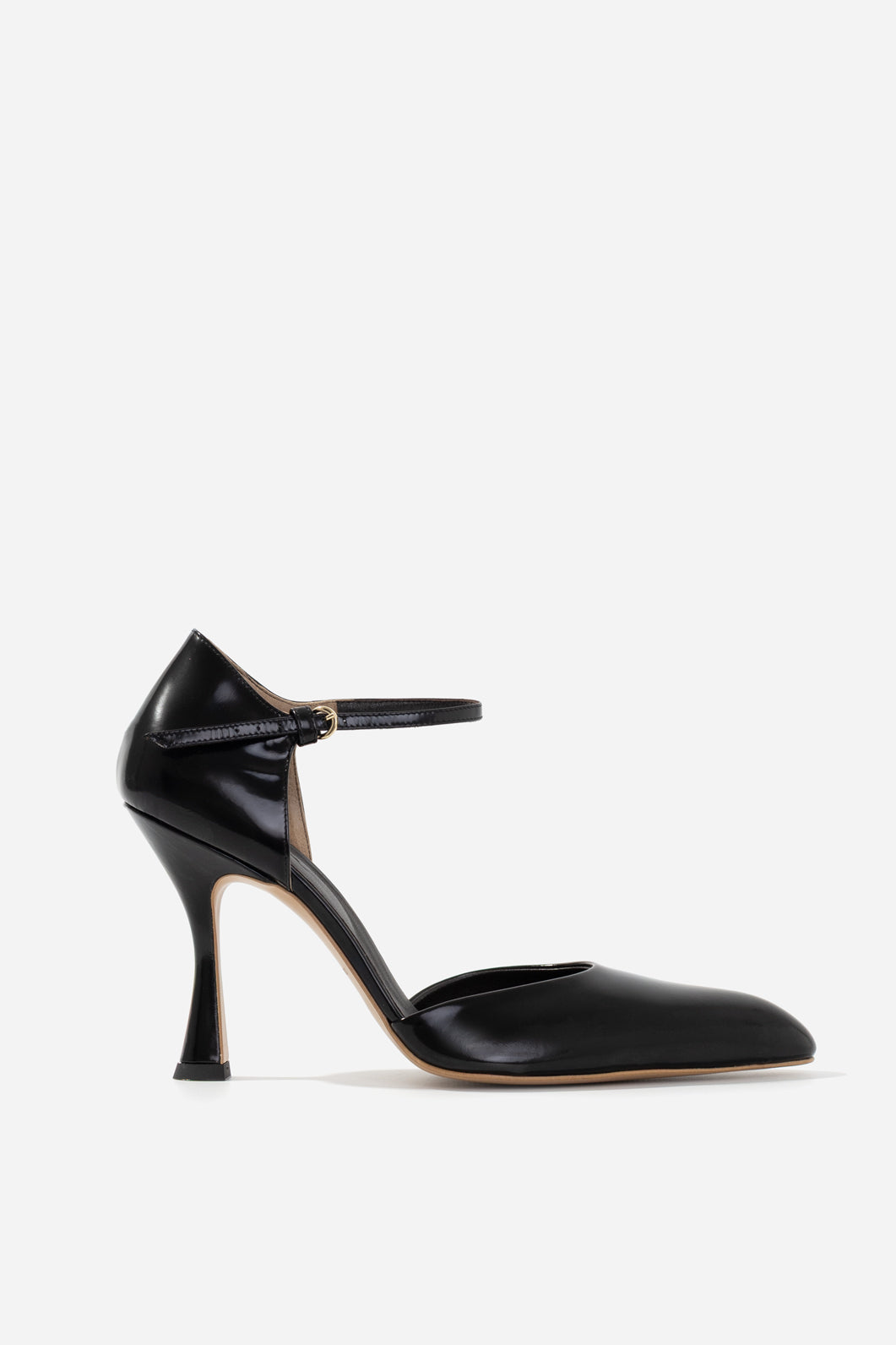 LINDA black shoes with shimmer KACHOROVSKA
