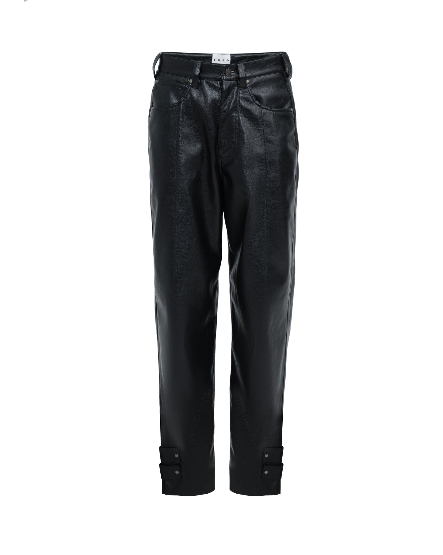 ECO-LEATHER LOOSE PANTS THEO