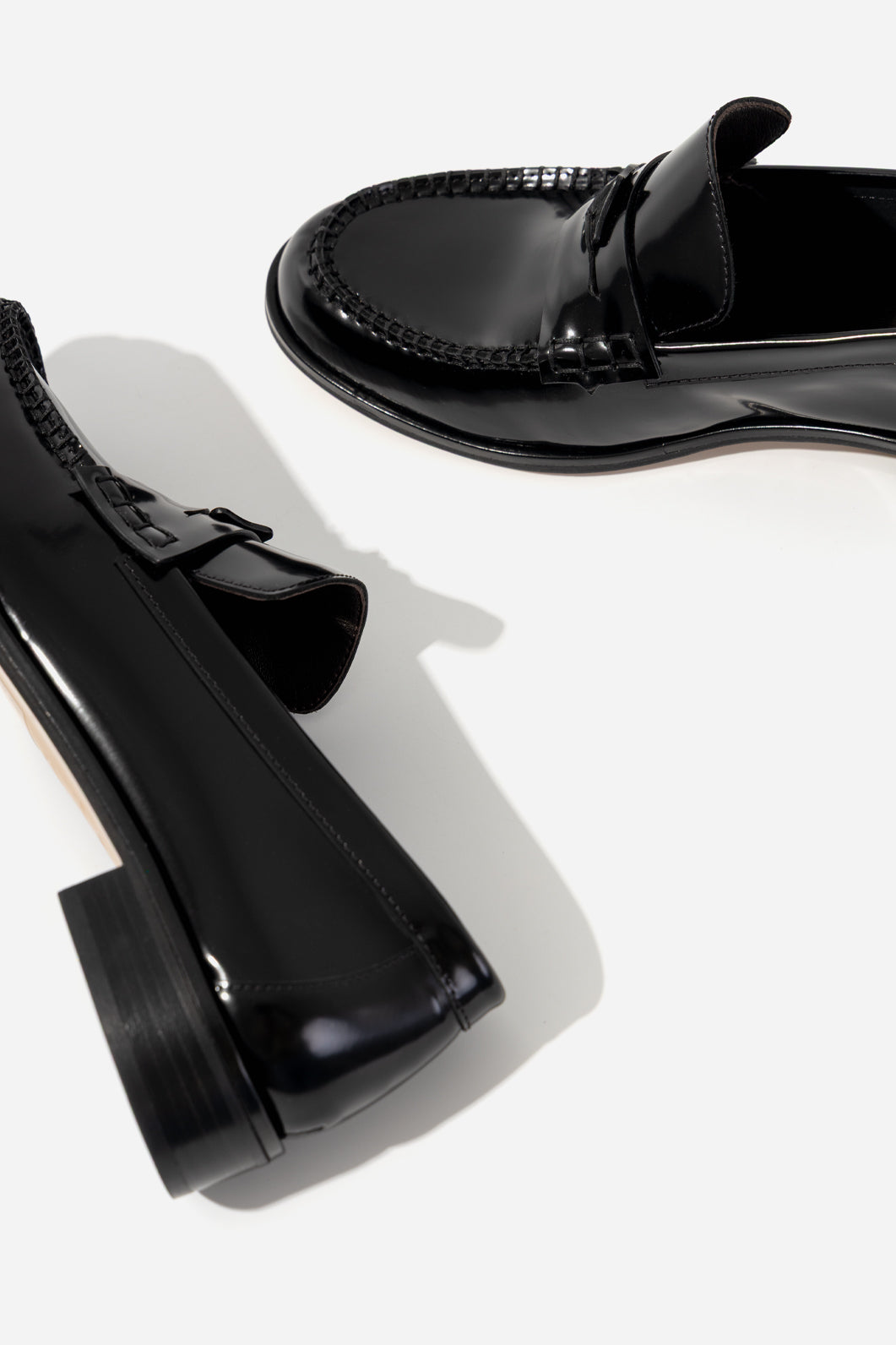 DUCKY black loafers KACHOROVSKA