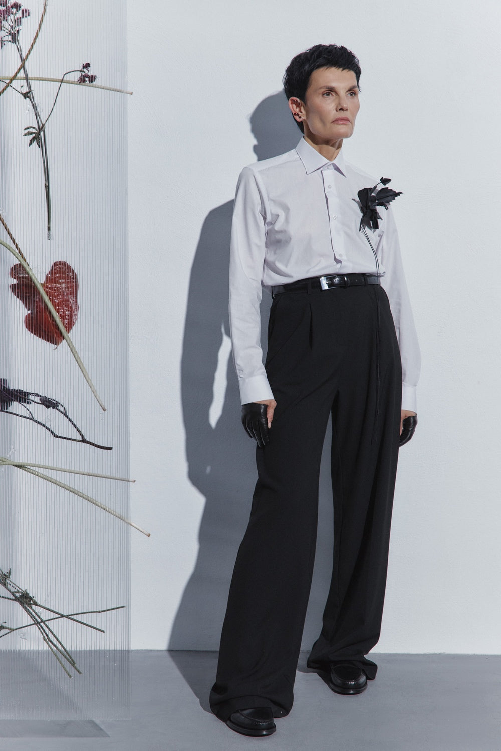 Shirt with Boutonniere OMELIA