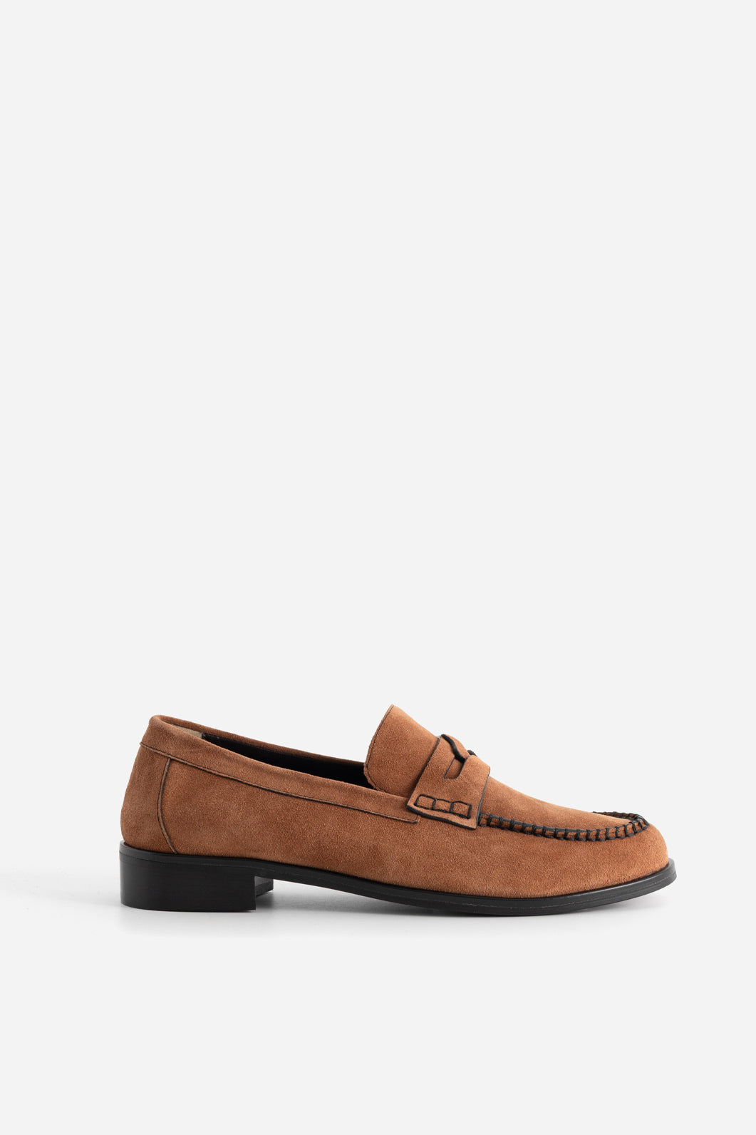 DUCKY BROWN SUEDE LOAFERS KACHOROVSKA