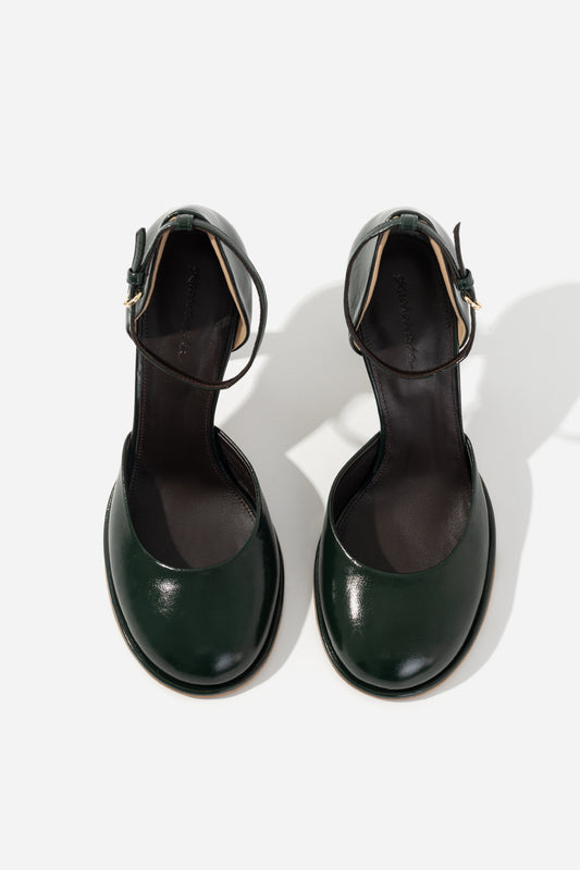 AMANDA dark green shoes KACHOROVSKA