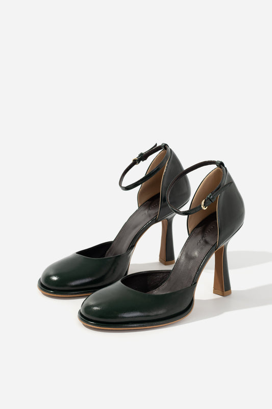 AMANDA dark green shoes KACHOROVSKA