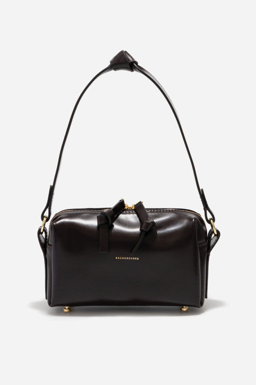 Winona Bag In Dark Chocolate /Gold/ Kachorovska