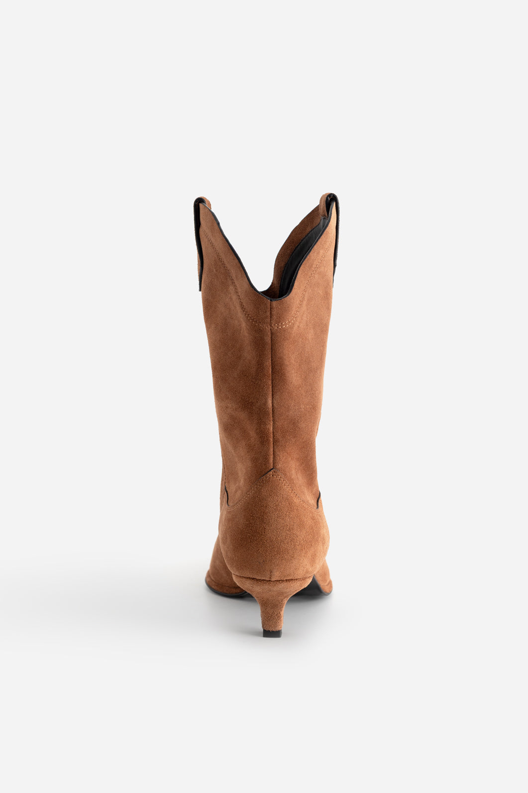 GWEN BROWN SUEDE COWBOY BOOTS KACHOROVSKA