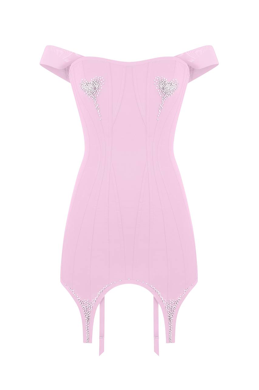Embellished dress with straps FROLOV