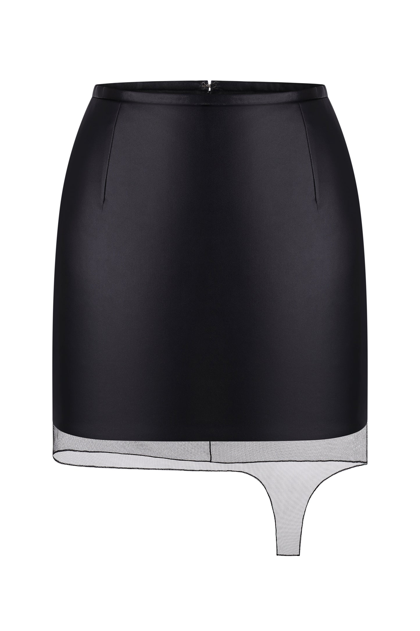 Faux leather skirt with a strap FROLOV