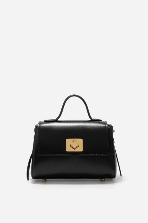 Ernestina 20 Black Bag /Gold/ Kachorovska