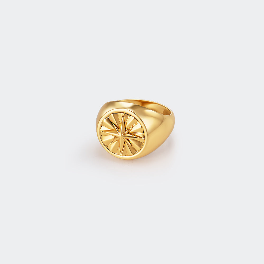 Totem Signet Ring Gold POCHÉ