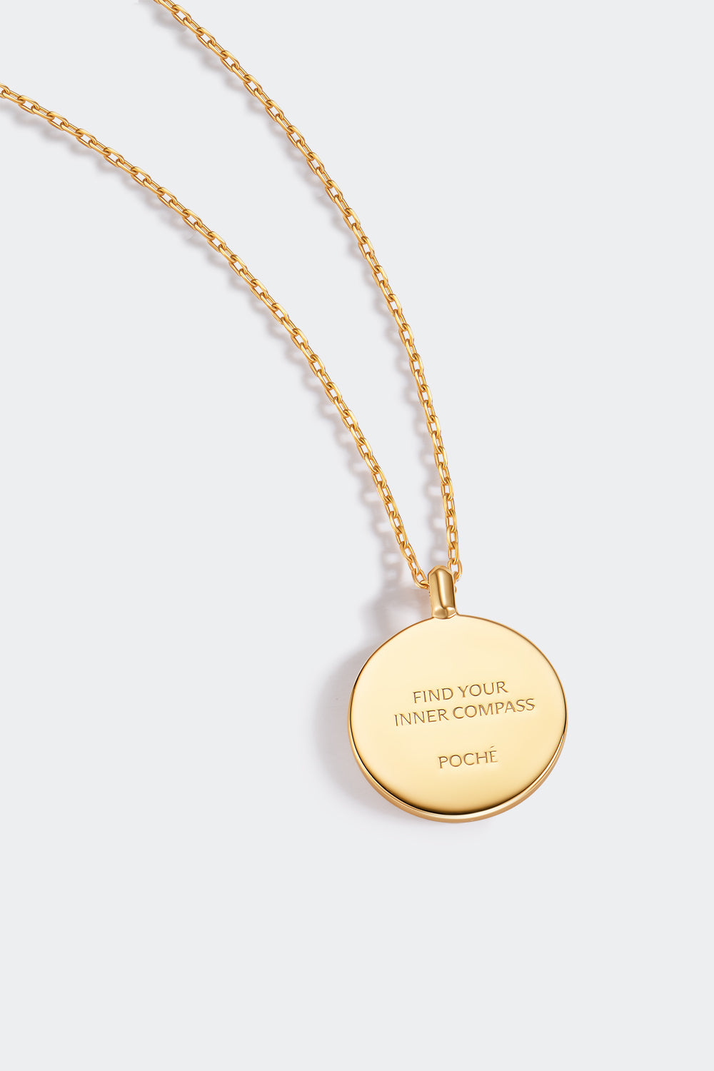 Compass Necklace Gold POCHÉ