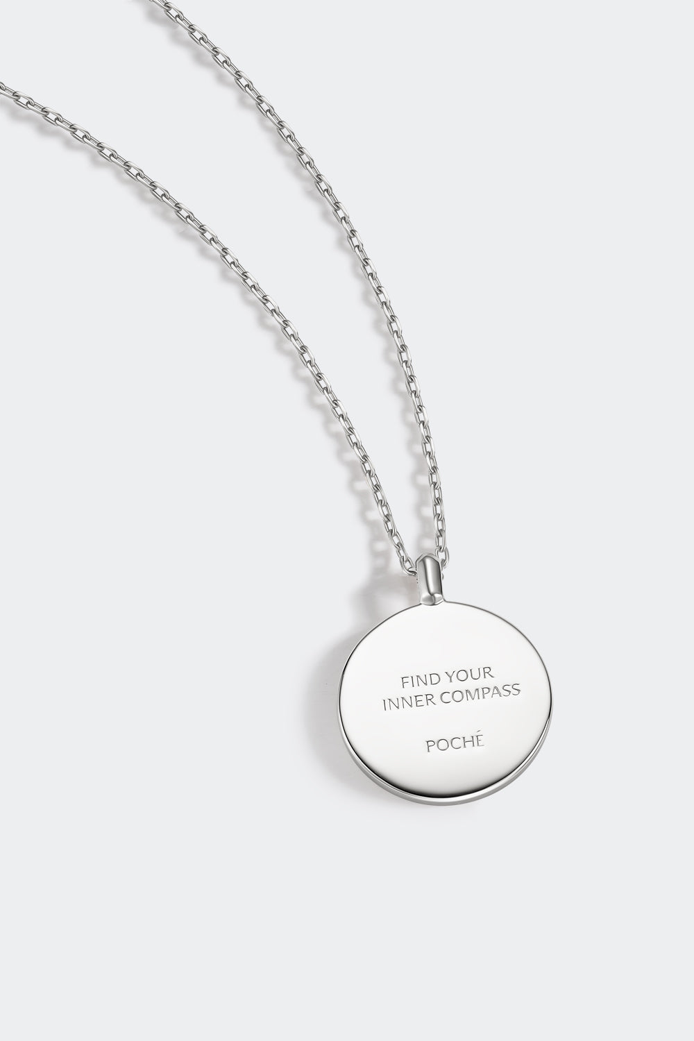 Compass Silver Necklace POCHÉ