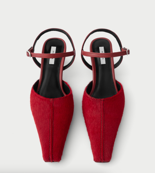 Savara Slingbacks Red HVOYA