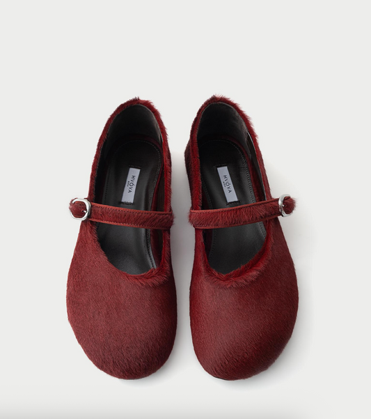 Mini Jane Ballerinas Red HVOYA