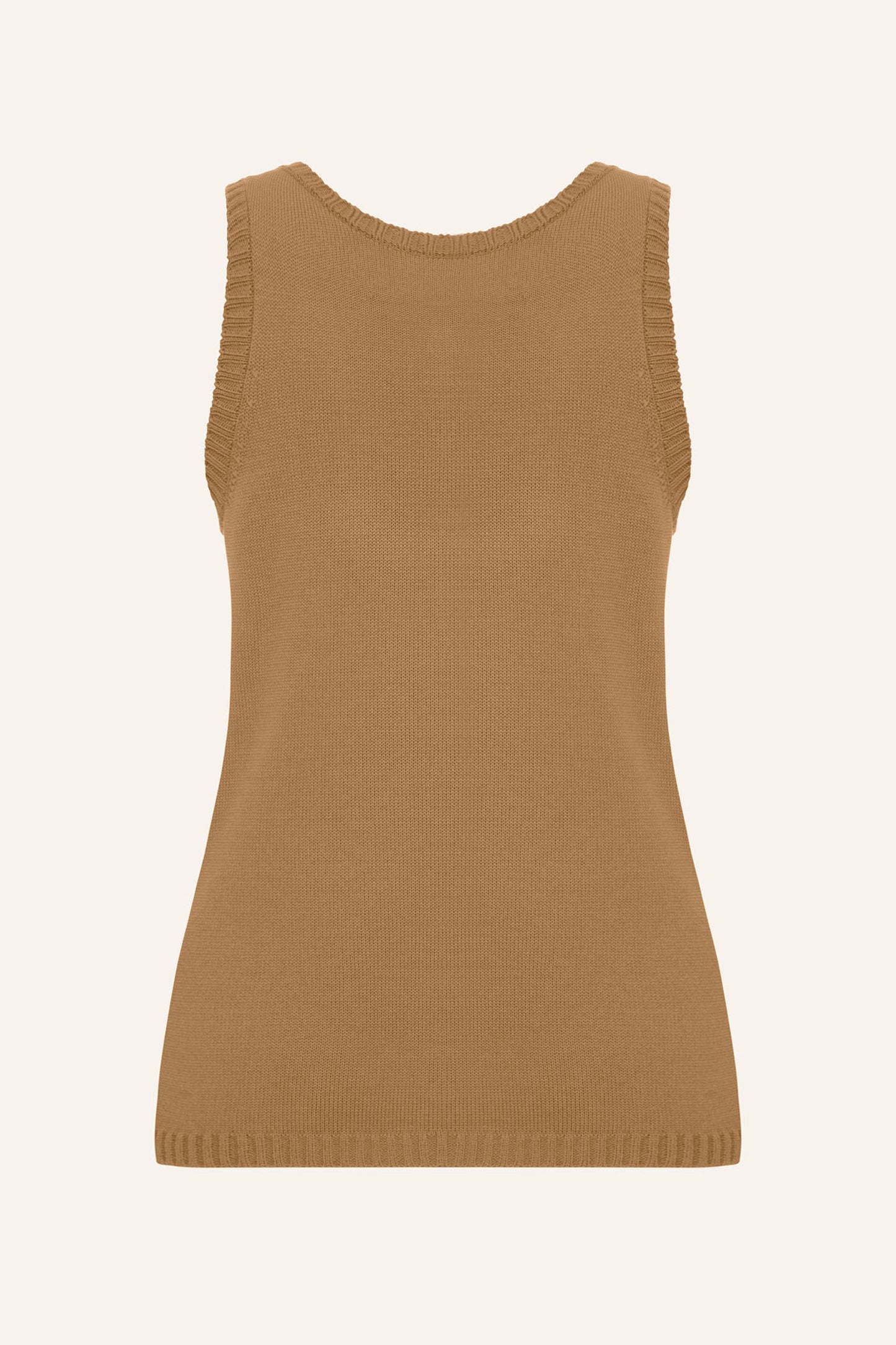KNITTED TANK TOP KATERINA KVIT