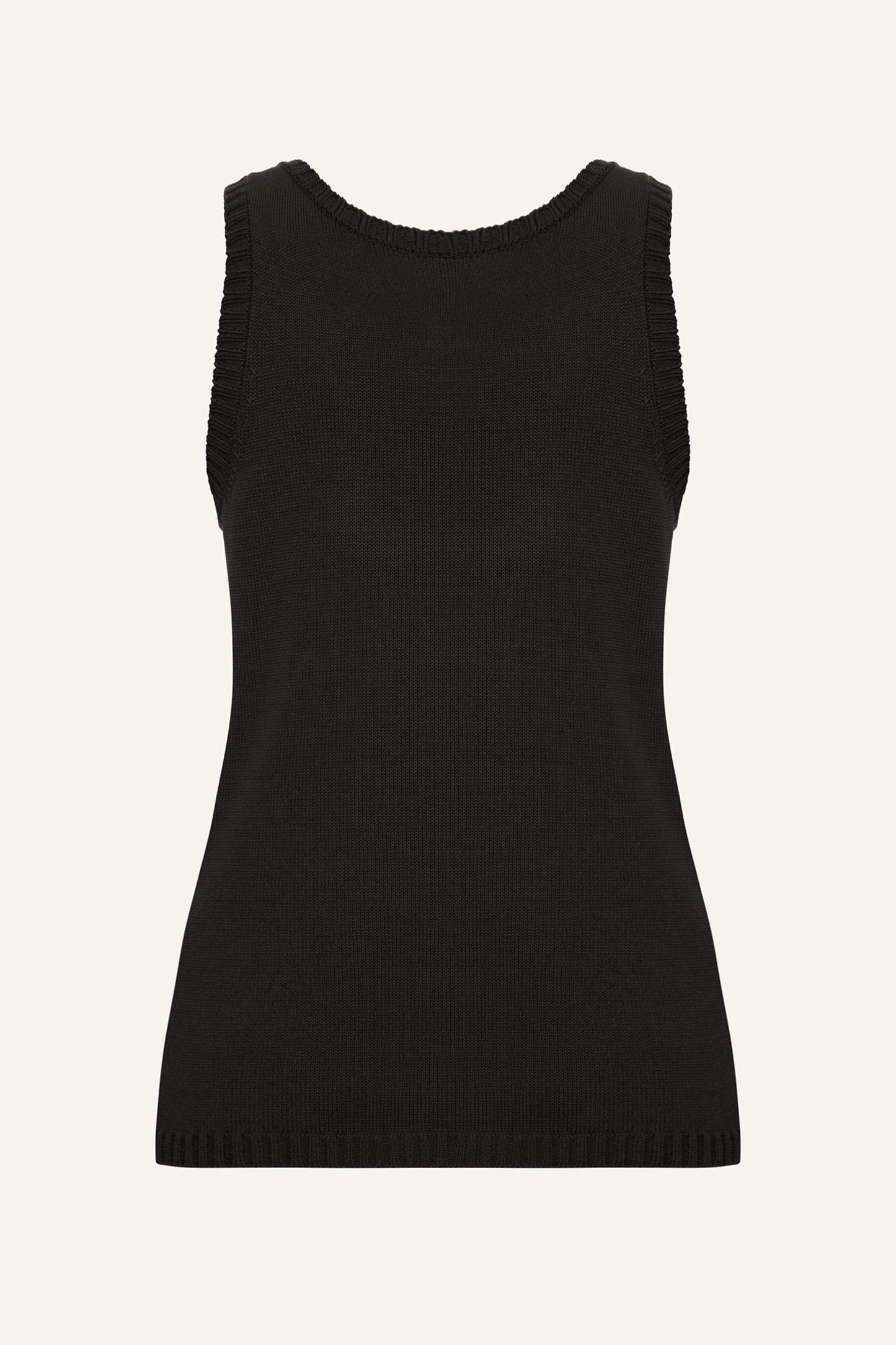 KNITTED TANK TOP KATERINA KVIT