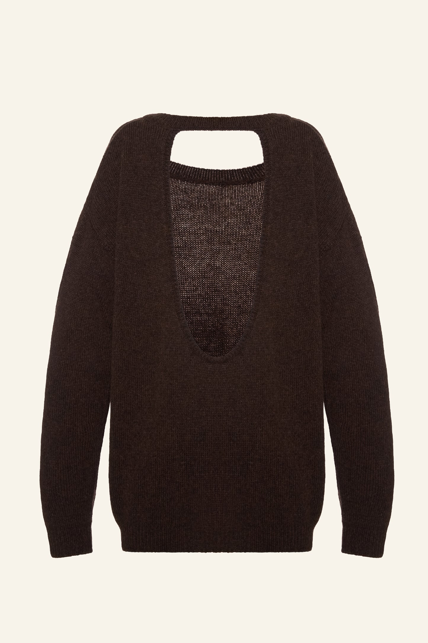 Sweater open back Katerina Kvit