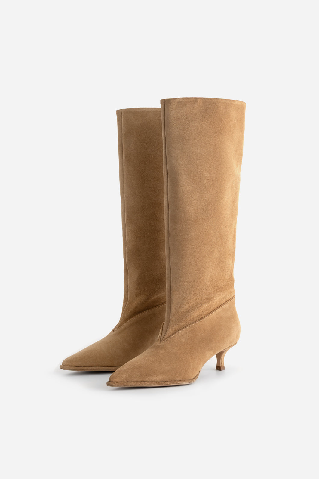 ERICA BEIGE SUEDE BOOTS KACHOROVSKA