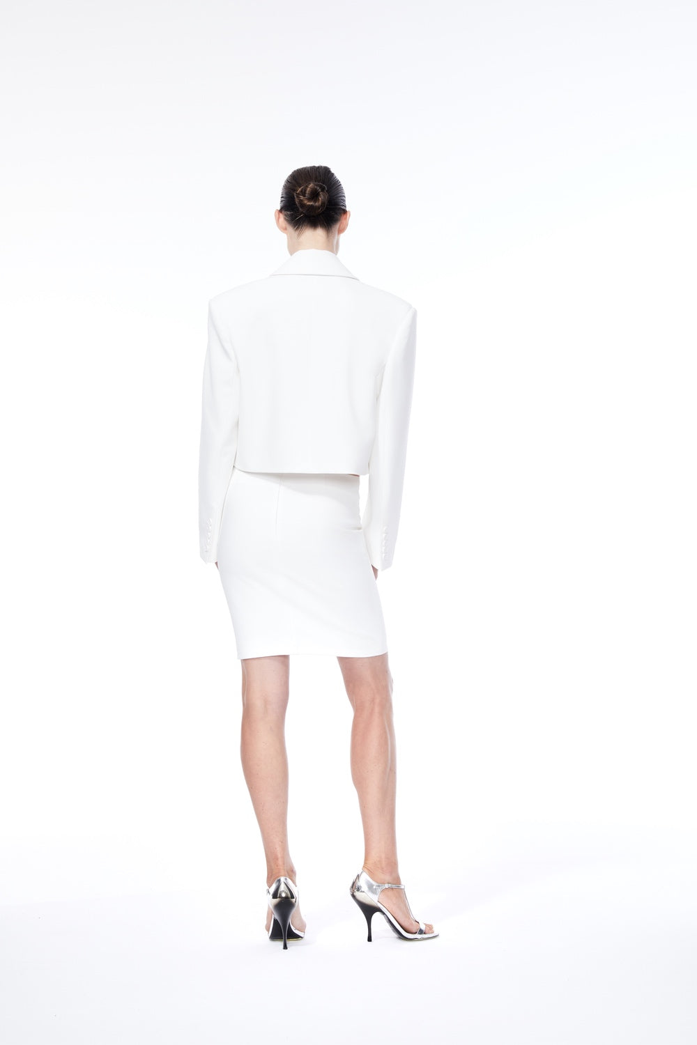 Barcode Cropped Blazer NUÉ