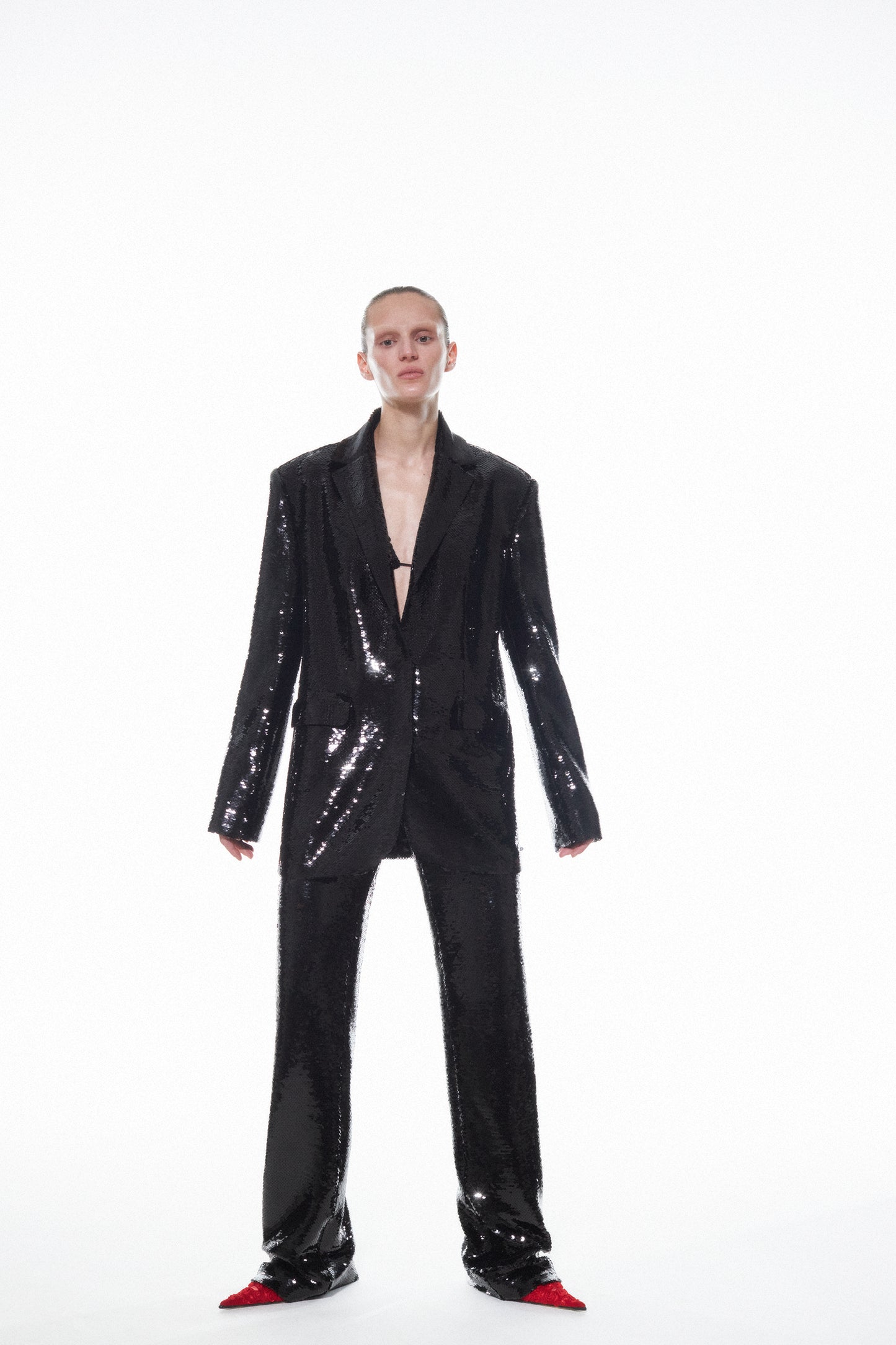 Jade Sequin Black Trousers NUÉ STUDIO