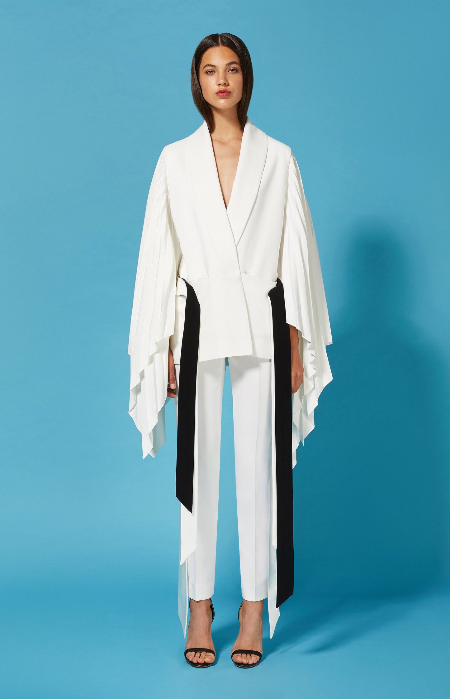 Pleated sleeves jacket VALERY KOVALSKA