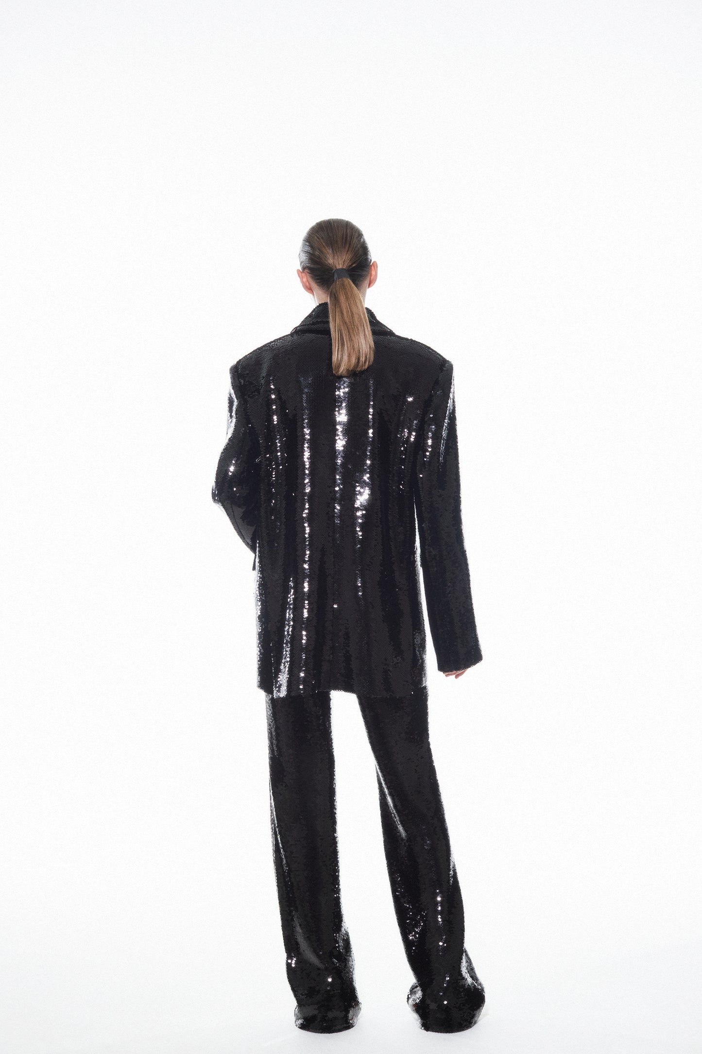 Jade Sequin Black Trousers NUÉ STUDIO