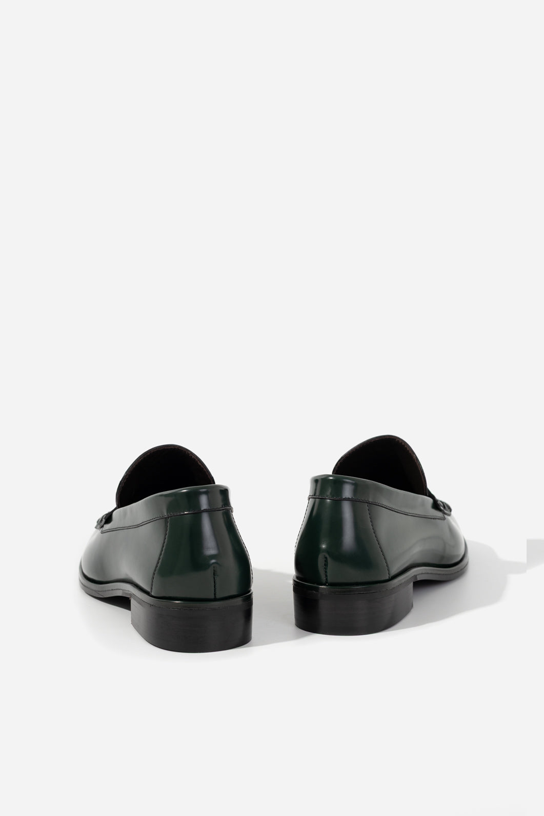 DUCKY dark green loafers KACHOROVSKA