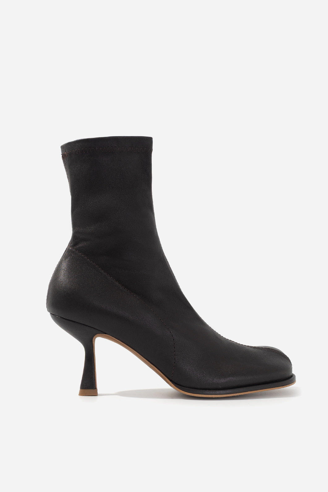 BLANCA dark brown ankle boots KACHOROVSKA
