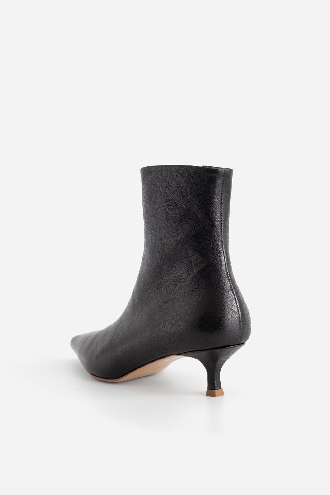MARIA BLACK ANKLE BOOTS WITH SHIN KACHOROVSKA