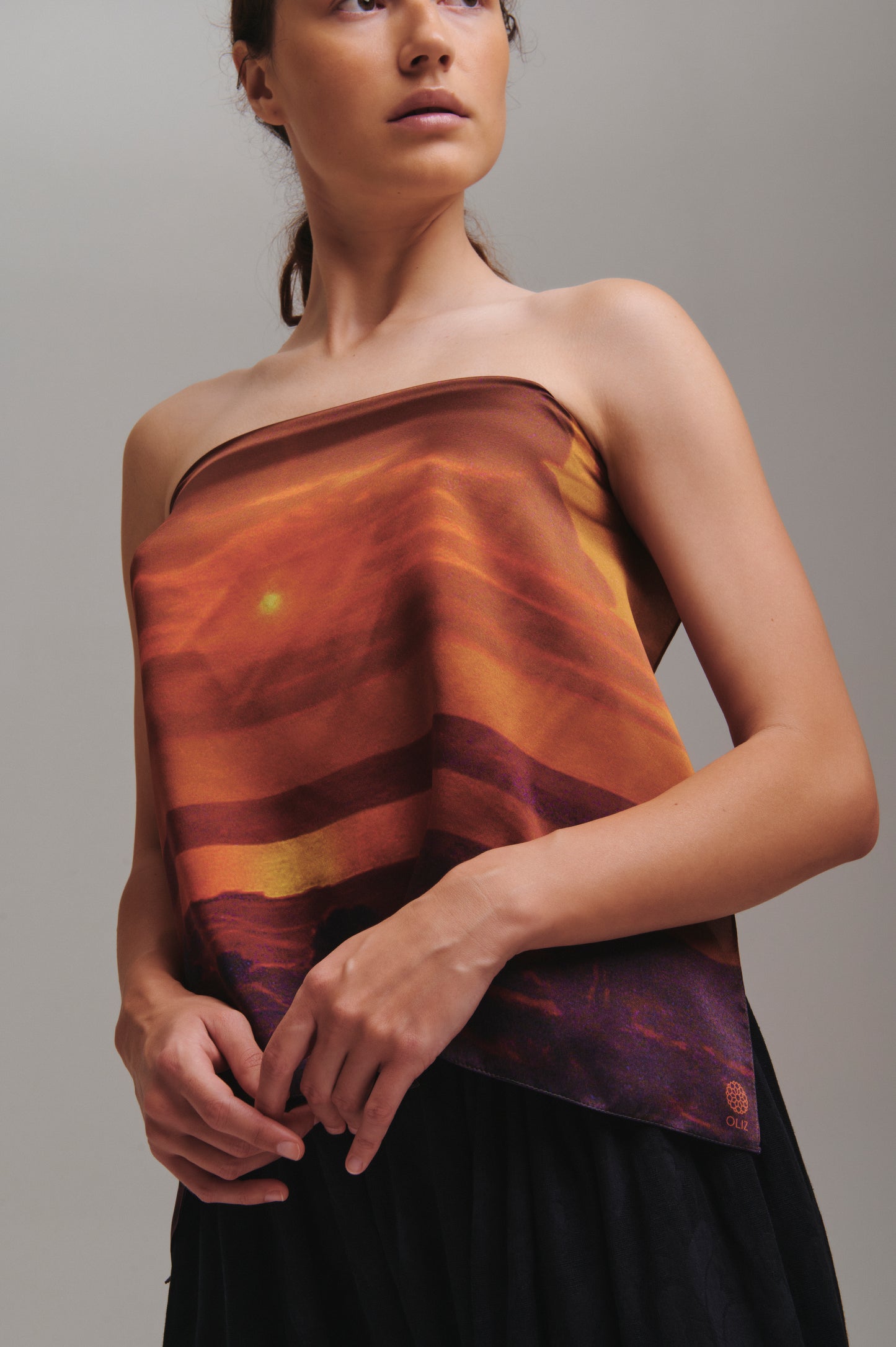 Silk Scarf Archip Kuindzhi OLIZ