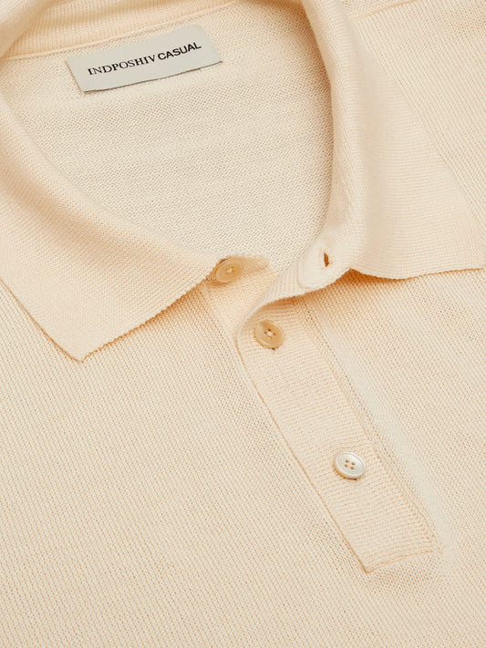 Milk polo shirt INDPOSHIV CASUAL