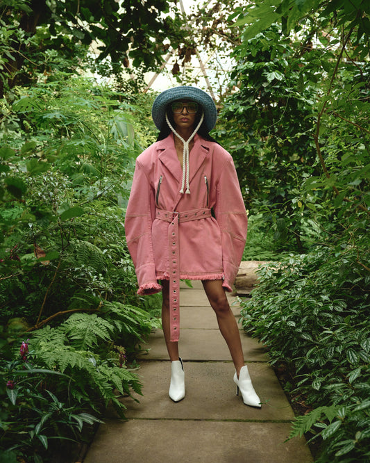 FADED HOURGLASS DENIM JACKET THEO