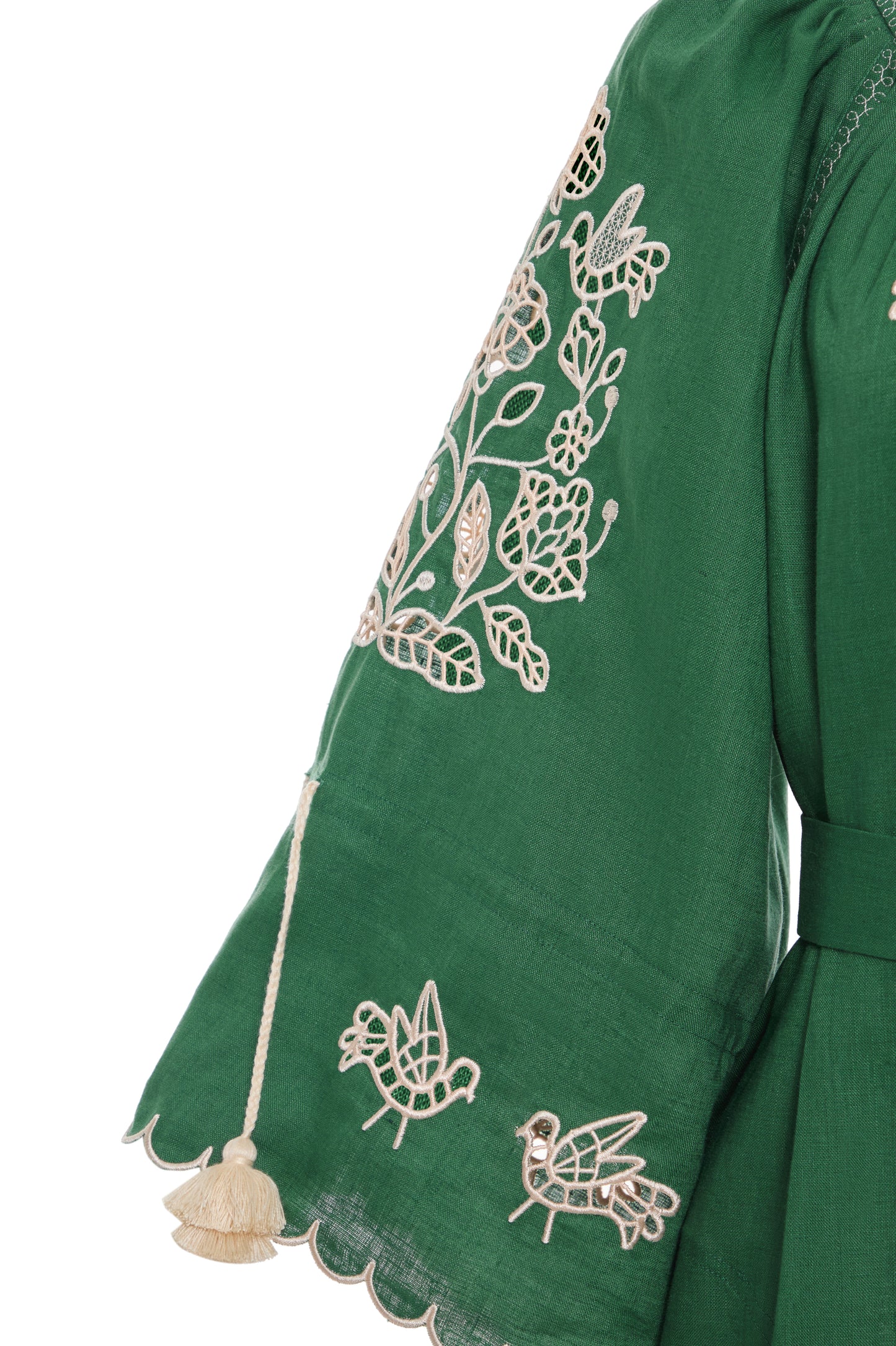 Tree of life green maxi dress FOBERINI