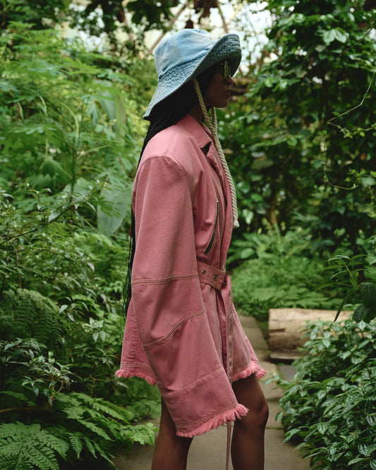 FADED HOURGLASS DENIM JACKET THEO