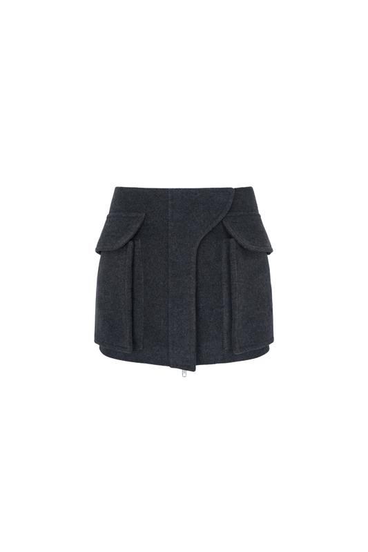 SKIRT #09 — Wool Mini Skirt GUDU