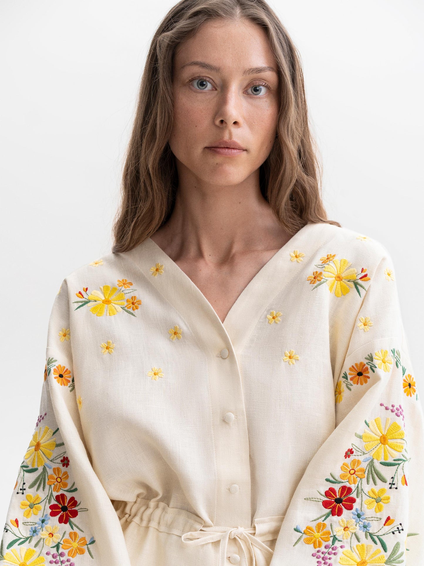 Light linen embroidery Budzhak ETNODIM