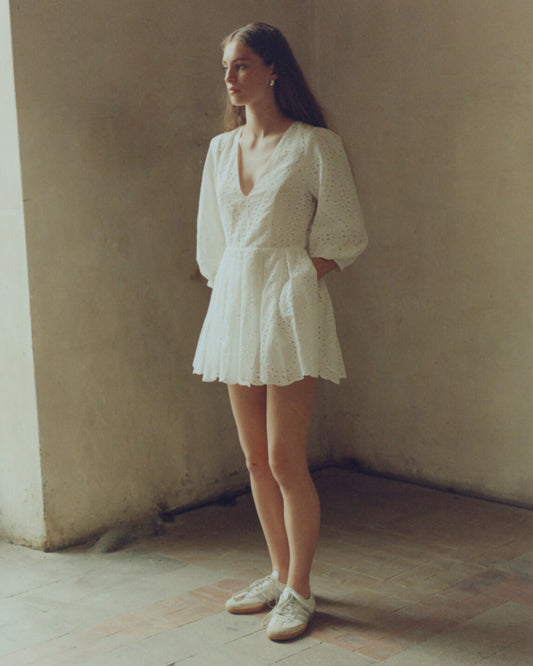 Ivory summer baby doll dress NOVITSKA