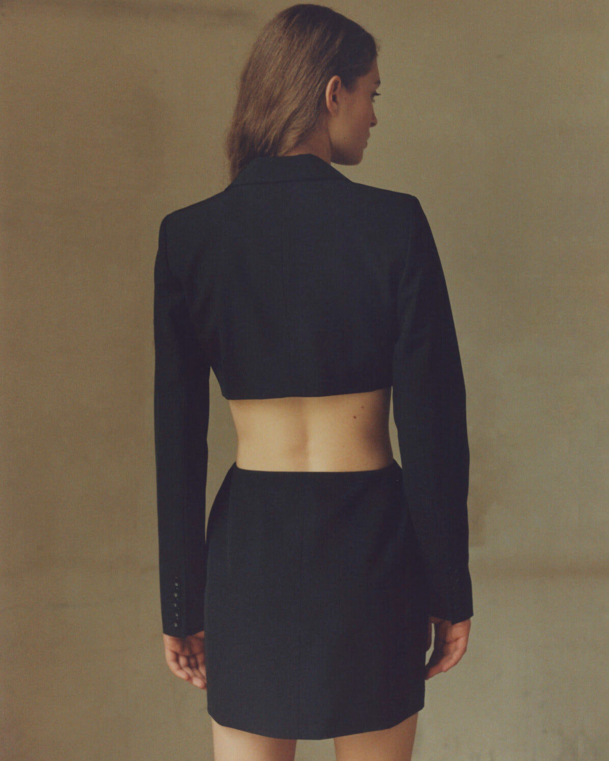 Jacket-dress with cuts NOVITSKA